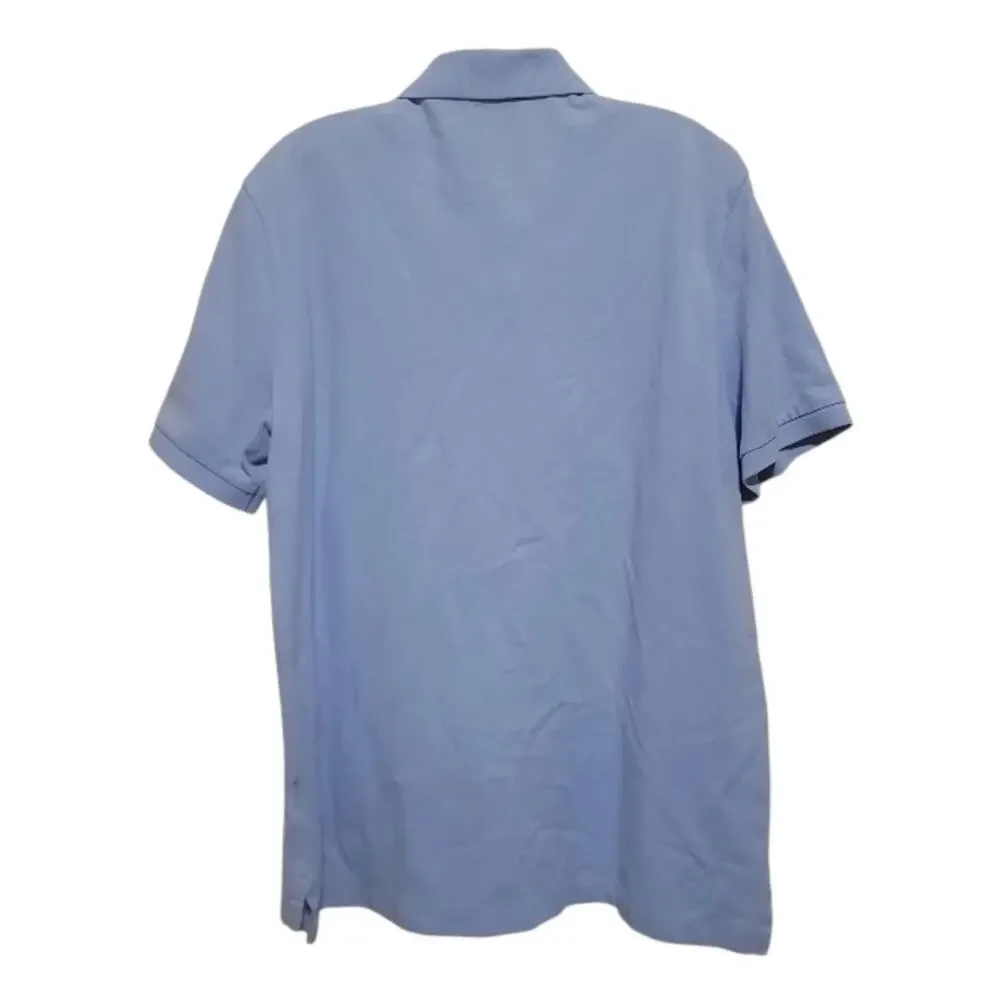 Ralph Lauren Classic Men Light Blue Polo Shortsleeve Polo Shirt Size Large